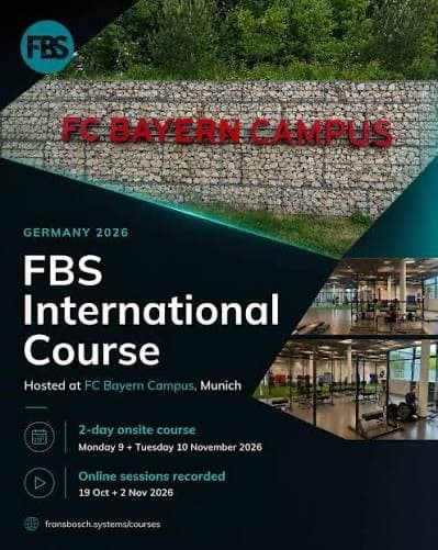 Frans Bosch Systems – International Course